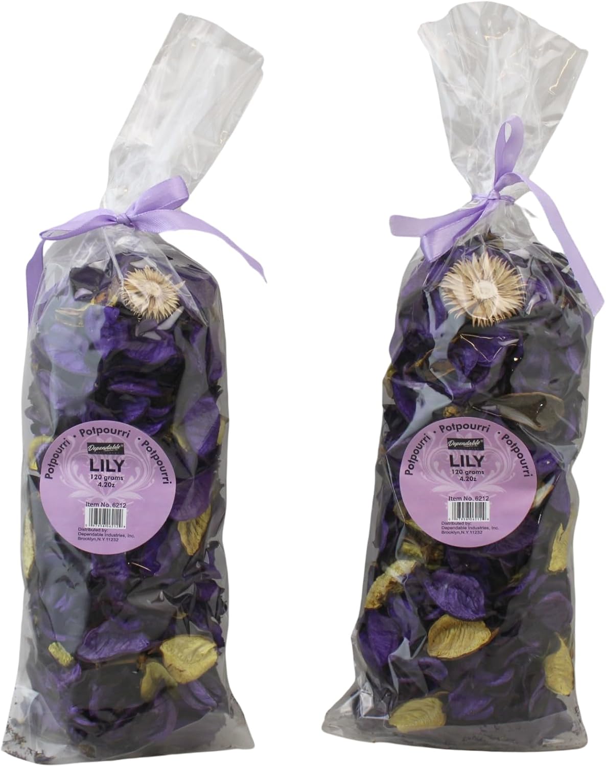 Lavender Potpourri – 2 Large Bags (8.4 oz Total) – Dried Petals for Bowl or Vase Filler, Long-Lasting Fragrance for Home, Gift, or Office