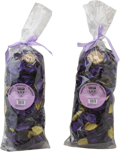 Lavender Potpourri – 2 Large Bags (8.4 oz Total) – Dried Petals for Bowl or Vase Filler, Long-Lasting Fragrance for Home, Gift, or Office