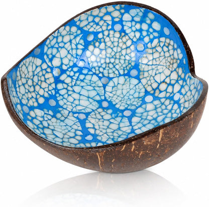 Coconut Bowls Decorative Candy Dish - Heart Acai Bowl, Natural Wooden Candy Dish, Key Bowl Holder for Entryway Table, Yogurt Smoothie Nuts Dessert Container, Rice Fruits Dry Snack Storage Shell Bowls
