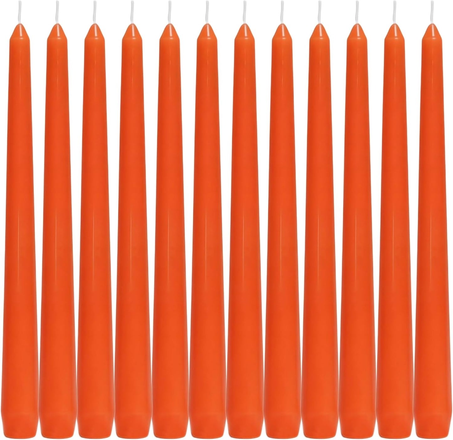 4 Pack White Taper Candles丨Taper Candles 10 Inch Dripless丨Unscented & Smokeless Candlesticks Bulk丨7-8 Hours Long Burning Tall Candles丨Ideal for Christmas Weddings Parties Dinner