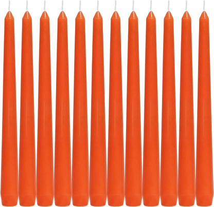 4 Pack White Taper Candles丨Taper Candles 10 Inch Dripless丨Unscented & Smokeless Candlesticks Bulk丨7-8 Hours Long Burning Tall Candles丨Ideal for Christmas Weddings Parties Dinner