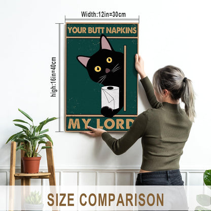 DIHSIEG 12x16 Canvas Wall Art funny bathroom wall art Print Poster Vintage Poster Frameless Floral Can be hung on the Wall Heal Your Heart poster Wall Art Canvas