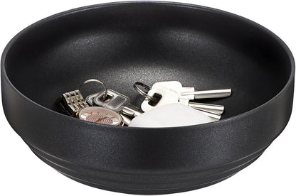 Key Bowl for Entryway Table Decorative Key Dish for Organizing Tabletop Catch All Bowl Gold Fruit Bowls for Kitchen Counter, Coffee Table,7.4 Inches