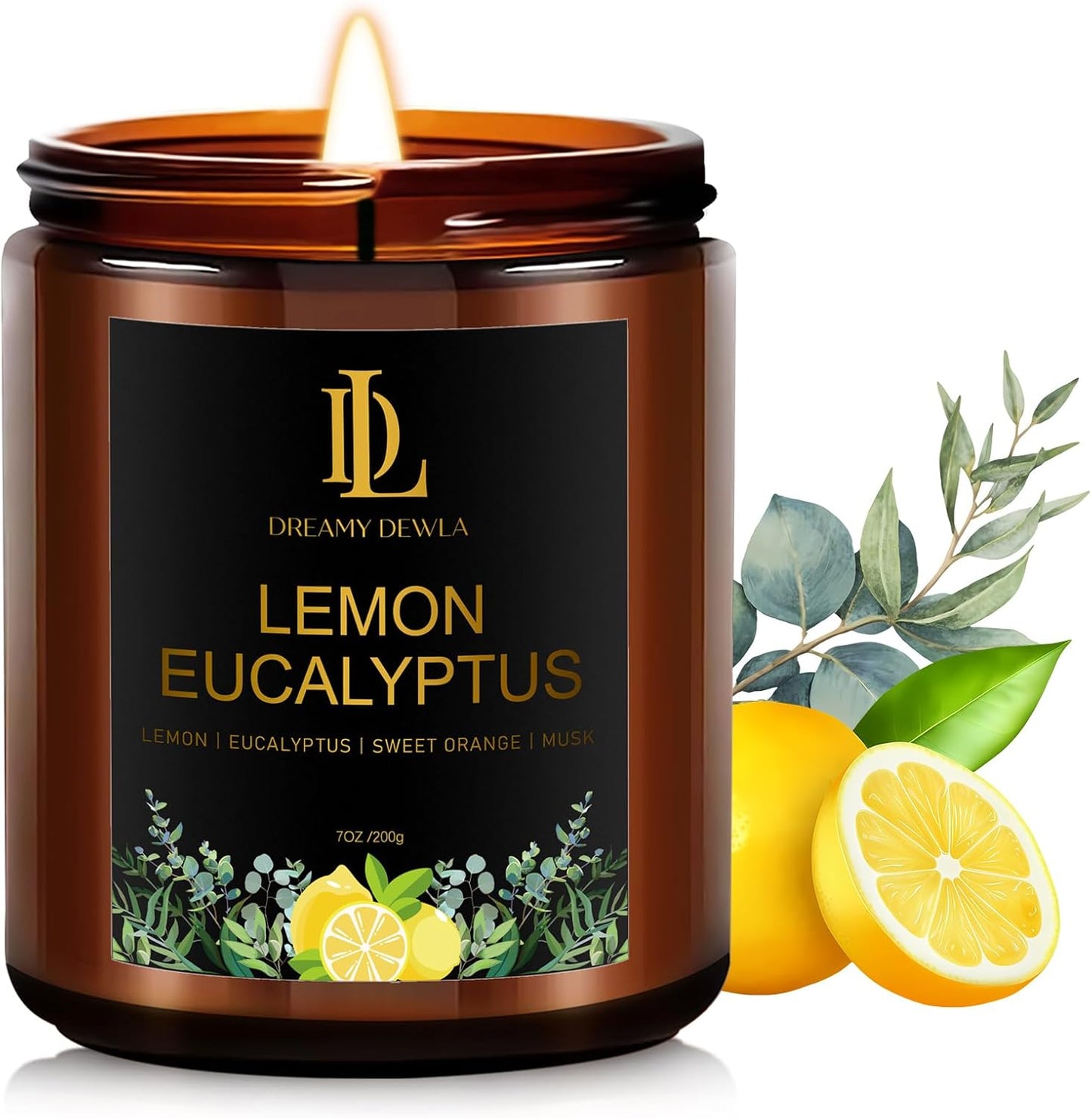 Scented Candles Set, 4 Pack Soy Candles for Home Scented, Candle Gifts for Men Women, Scents of Pineapple Cocktail/Coconut Vanilla/Pink Sands/Bahamian Breeze