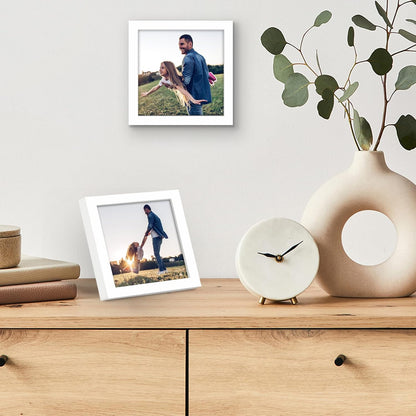 Americanflat 24x36 Poster Frame with Polished Plexiglass - Streamline Collection - Thin Border Picture Frame for Wall Display - Hanging Hardware Included - Black - Colors C