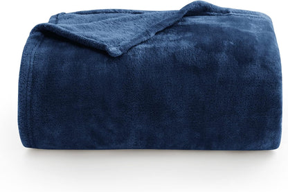 BEDELITE Fleece Blanket Black Throw Blankets for Couch & Bed, Luxury Plush Cozy Fuzzy Blanket 50x60 inches, Super Soft Warm Lightweight Throw Blanket for Travel Camping - Colors A