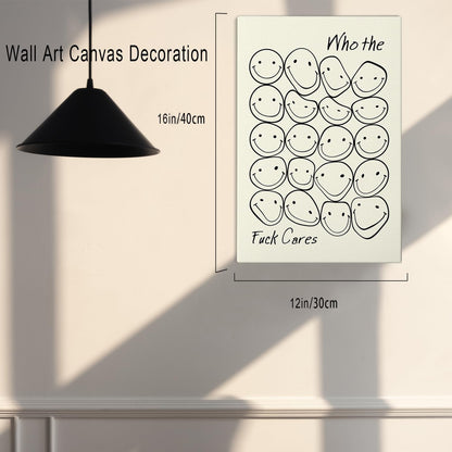 DIHSIEG 12x16 Canvas Wall Art funny bathroom wall art Print Poster Vintage Poster Frameless Floral Can be hung on the Wall Heal Your Heart poster Wall Art Canvas