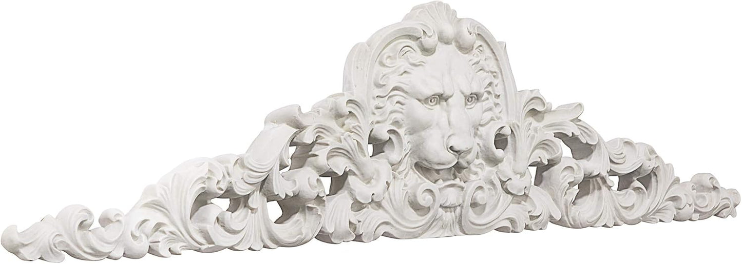 Design Toscano Remoulage Lion Sculptural Wall Pediment