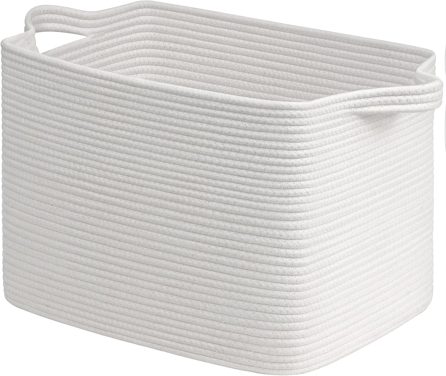 Goodpick Cube Storage Bins - Towel, Book, Cloth, Shoes, Closet Shelf Woven Baskets for Office, Baby Laundry, Toys, 13''x10''x9''