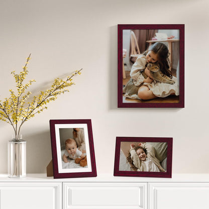 Vittanly 20 Pack Picture Frames Collage Wall Decor, Multi Sizes Including 4pcs 8x10, 8pcs 5x7 and 8pcs 4x6 Photo Frames, Gallery Frame Set for Wall or Tabletop Display, Black, Brown and Dark Grey