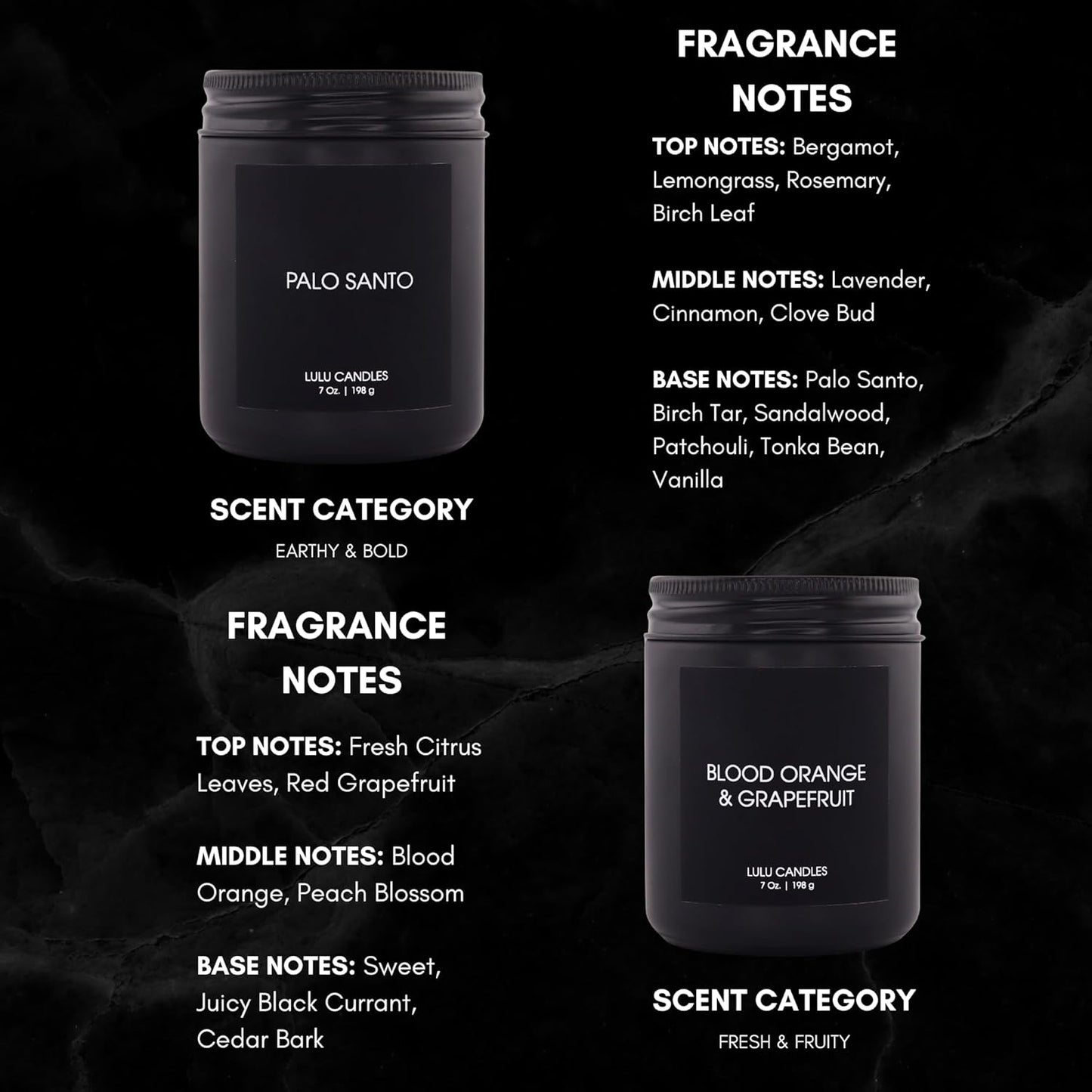 Lulu Candles | Jasmine, Oud & Sandalwood | Luxury Scented Soy Jar Candle | Hand Poured in The USA | Highly Scented & Long Lasting (9 Oz.)