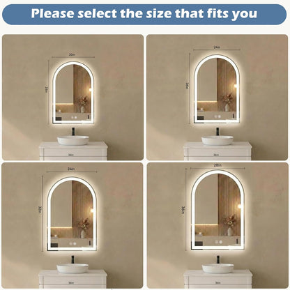 NEWBULIG 20IN Round Bathroom Wall Mirror, Modern Vanity Mirrors for Over Sink, HD Glass Decorative for Entryway, Bedroom & Living Room, Gold