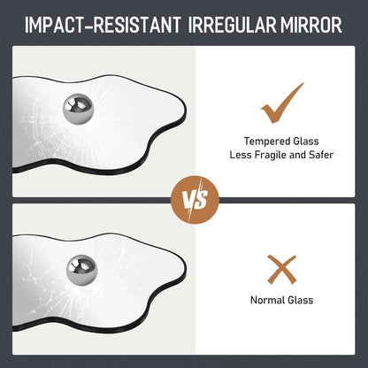 White Round Mirror 30 Inch, Circle Wall Mirrors for Bathroom, Bedroom Living Room or Entryway