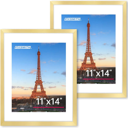 FIXSMITH 10 Pack Picture Frames Collage Wall Decor for Mounting or Tabletop Display, Gallery Wall Frame Set with Two 8x10 Black Frames, Four 5x7 Frames and Four 4x6 Frames, Multi-Pack Photo Frame Set