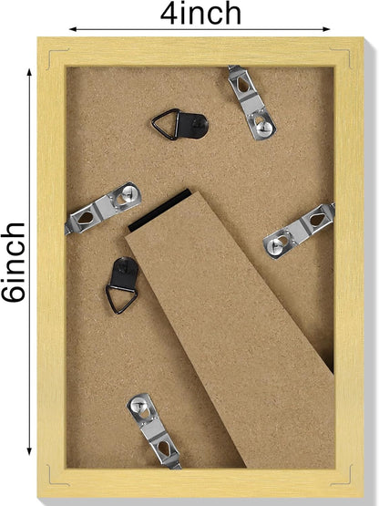 Vittanly 11x14 Picture Frame, Display Pictures 8x10 with Mat or 11x14 without Mat, Photo Frame for Wall Mounting, Black, 1 Pack - Colors A