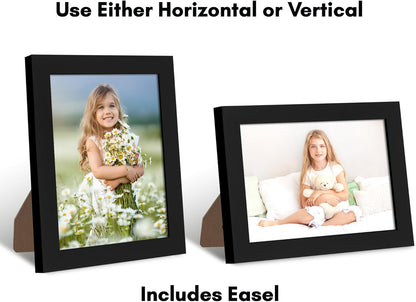 Americanflat 12x18 Poster Frame with Shatter-Resistant Glass - Signature Collection - Gallery-Style Frames Made of Engineered Wood - Photo Frame for Wall Display - Black - Colors C