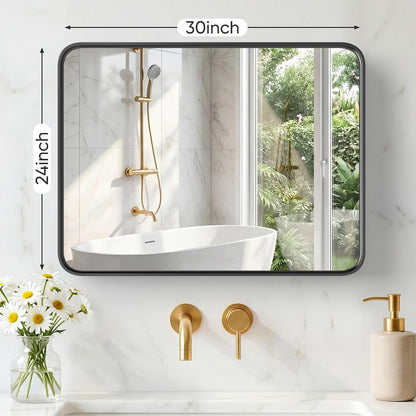 NEWBULIG Gold Round Wall Mirror 36 Inch, Bathroom Mirrors for Over Sink, Wall Decor for Bathroom, Entryway, Bedroom, Vanity