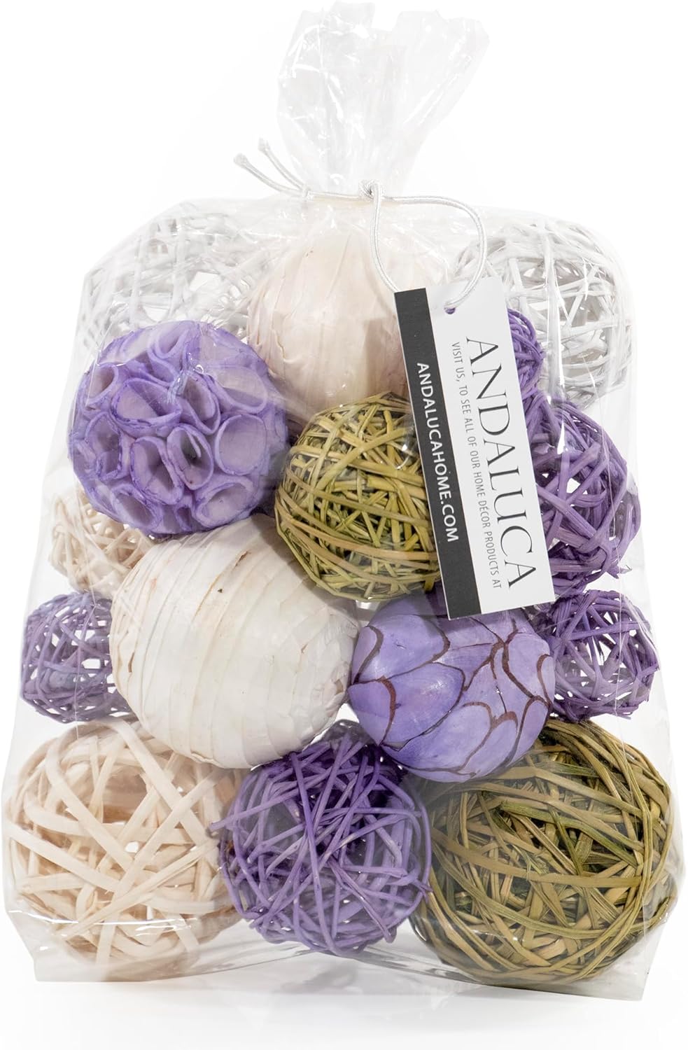 ANDALUCA Decorative Balls Bag Bowl Filler Home Decor (Beige)