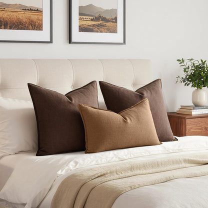 MIULEE Decorative Long Lumbar Throw Pillow Cover for Bed 14x36 Natural Beige Boho Farmhouse Neutral Couch Pillowcase Pack of 1 Accent Modern Sofa Cushion Livingroom Home Decor (Covers Only)