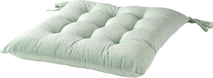 HLOVME Corduroy Chair Cushion with Ties Ultra Soft Warm Floor Cushion for Kids Reading Nook Comfortable Square Seat Cushion for Adult 15.7”x15.7”, White