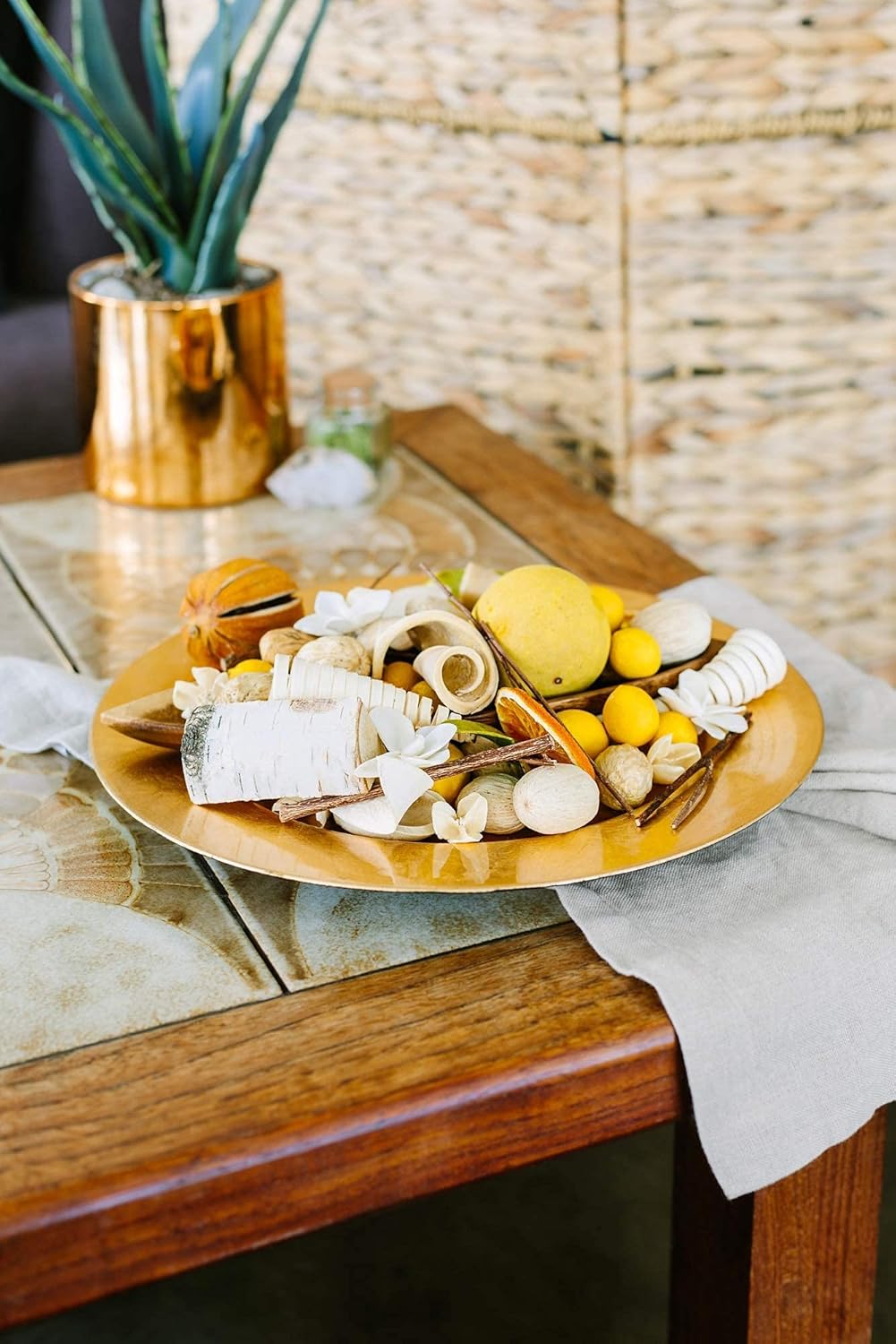 ANDALUCA Secrets of Spring Scented Potpourri | Made in California | Large 20 oz Bag + Fragrance Vial | Notes of Citron, Jasmine and Soft Woods | Floral Spring Home Fragrance