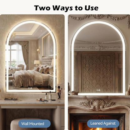 NEWBULIG 20IN Round Bathroom Wall Mirror, Modern Vanity Mirrors for Over Sink, HD Glass Decorative for Entryway, Bedroom & Living Room, Gold