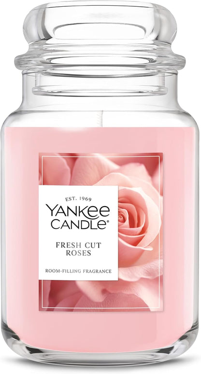 Yankee Candle Lilac Blossoms Scented Candle, 22oz Large Jar with up to 150 Hour Burn Time, Giftable, Birthdays