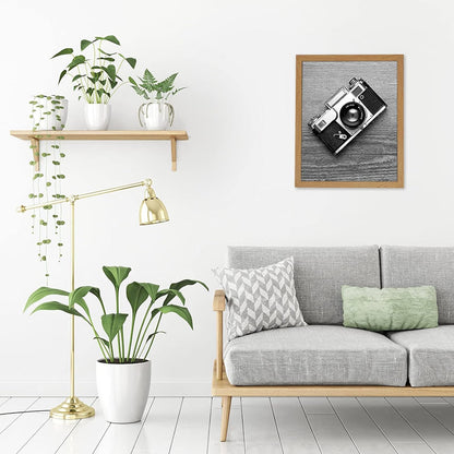 Americanflat 16x20 Picture Frame with Polished Plexiglass - Black Picture Frame - Wide Photo Frames Made of Engineered Wood for Vertical or Horizontal Wall Display - Epic Collection - Black - Colors B