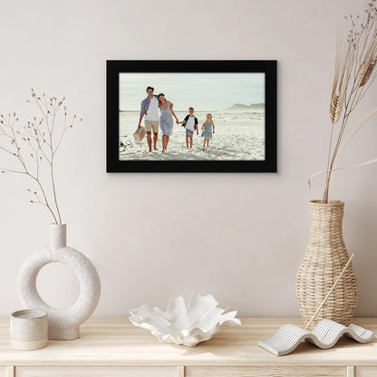 Americanflat 12x18 Poster Frame with Shatter-Resistant Glass - Signature Collection - Gallery-Style Frames Made of Engineered Wood - Photo Frame for Wall Display - Black - Colors A