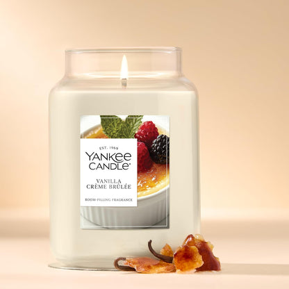 Yankee Candle Vanilla Cupcake, Scented Candle, 22oz Large Jar with up to 150 Hour Burn Time, Giftable, Birthdays