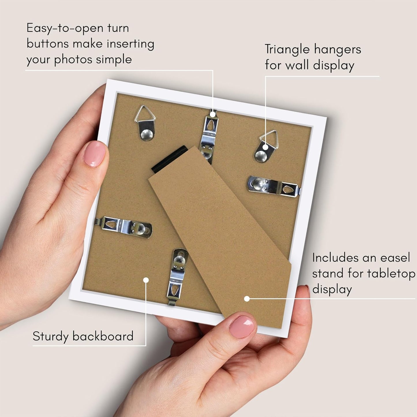 Americanflat 24x36 Poster Frame with Polished Plexiglass - Streamline Collection - Thin Border Picture Frame for Wall Display - Hanging Hardware Included - Black - Colors C