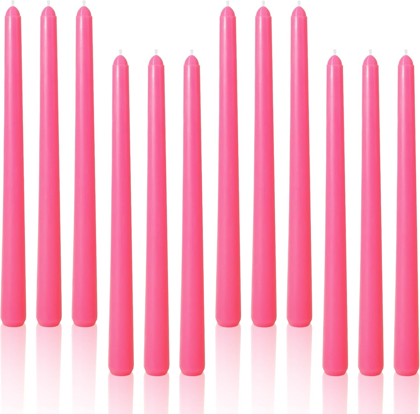Viyffo Taper Candles, 10 Inch, 4 Pack, Olive Glow – Unscented, Dripless & Smokeless Design, Up to 8 Hour Burn – Long Tall Taper Candlesticks for Wedding, Dinner & Home Decor