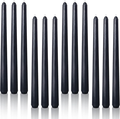 Viyffo Taper Candles, 10 Inch, 4 Pack, Olive Glow – Unscented, Dripless & Smokeless Design, Up to 8 Hour Burn – Long Tall Taper Candlesticks for Wedding, Dinner & Home Decor