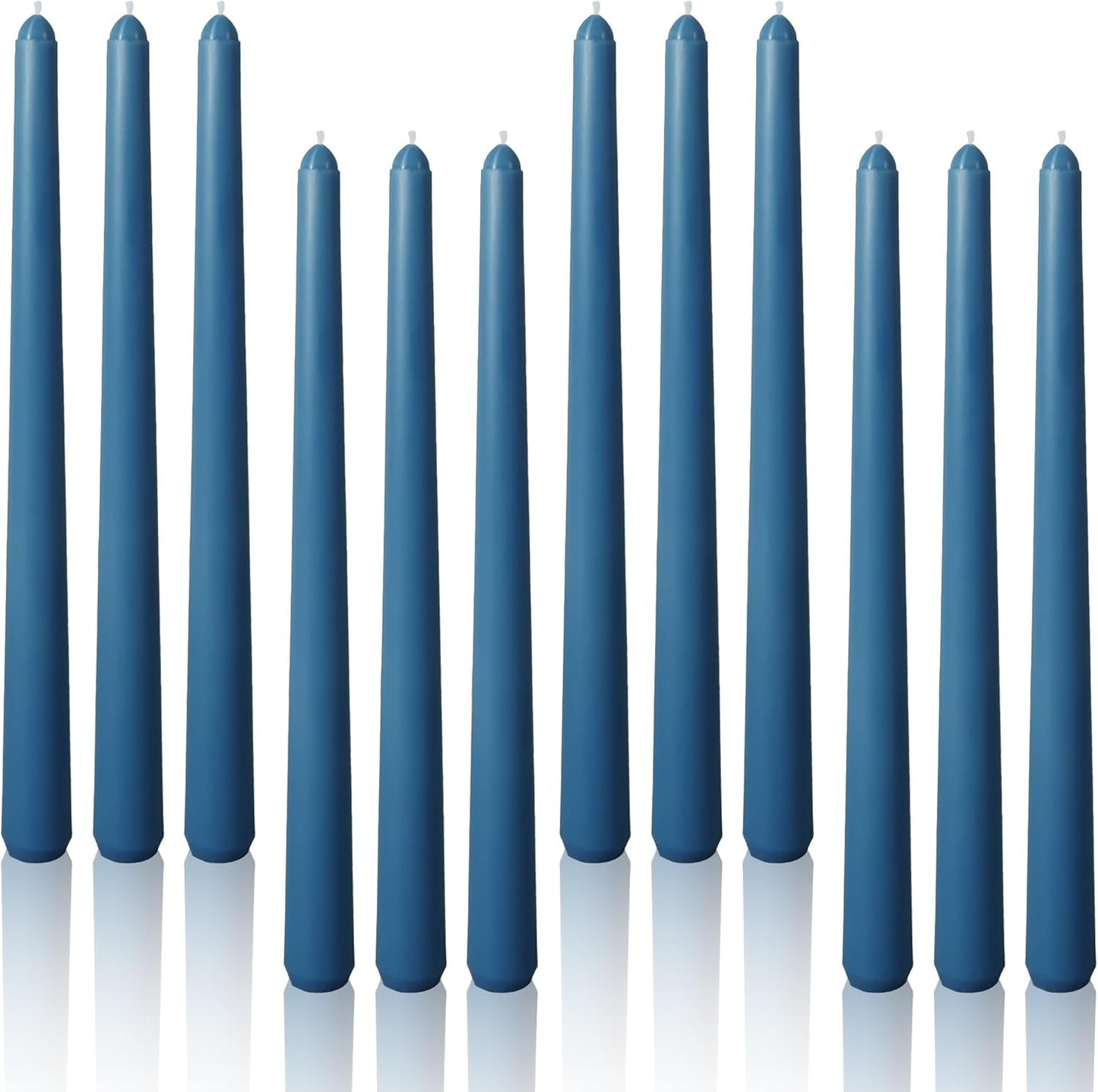 Viyffo Taper Candles, 10 Inch, 4 Pack, Olive Glow – Unscented, Dripless & Smokeless Design, Up to 8 Hour Burn – Long Tall Taper Candlesticks for Wedding, Dinner & Home Decor