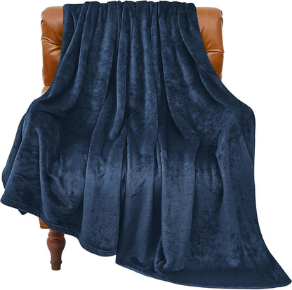 BEDELITE Fleece Blanket Black Throw Blankets for Couch & Bed, Luxury Plush Cozy Fuzzy Blanket 50x60 inches, Super Soft Warm Lightweight Throw Blanket for Travel Camping - Colors A
