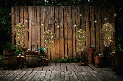 RECUTMS Artificial Hanging Plants Fake Hanging Plant Faux Eucalyptus Leaf Greenery Vine Outdoor UV Resistant Plastic Plants Home Garden Wedding Party Indoor Outdoor Decorations(White)