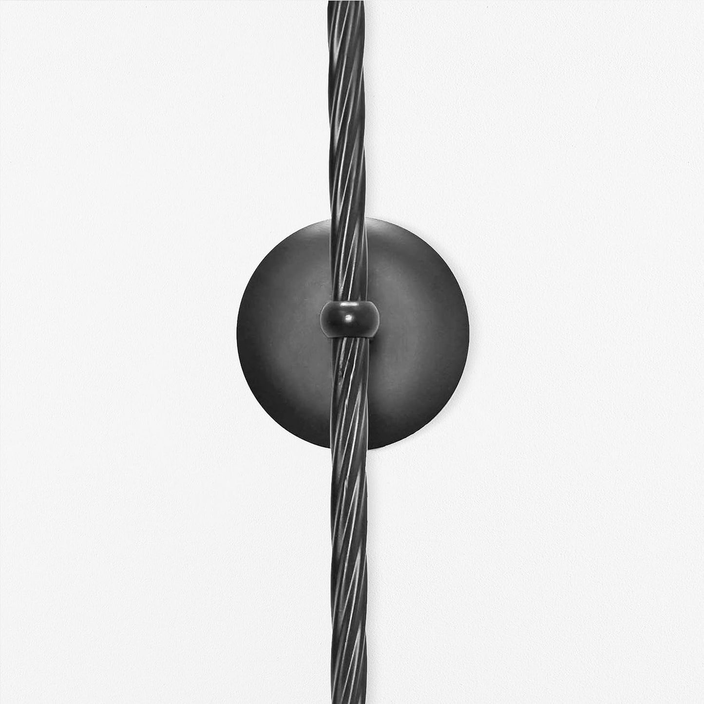 Metal Wall Candle Sconce Holder Set of 2 Wall Mount Candle Holders Modern Wall Candle Sconces Hanging for Living Room Farmhouse Fireplace Wedding 16.5"×5"×3" (Black)