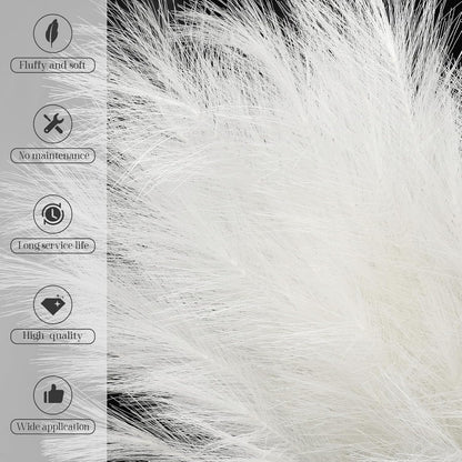 Ouddy Decor 8 Pcs Faux Pampas Grass Decor 38''/97cm Tall Artificial Large Pompous Pompas Floral Fluffy Fake Plants Floor Vase Filler for Wedding Kitchen Home Boho Decorations, Mixed Beige