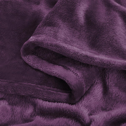 BEDELITE Fleece Blanket Black Throw Blankets for Couch & Bed, Luxury Plush Cozy Fuzzy Blanket 50x60 inches, Super Soft Warm Lightweight Throw Blanket for Travel Camping - Colors A