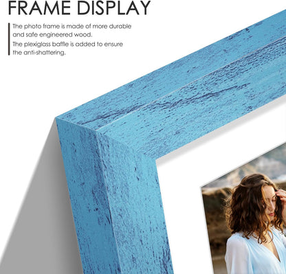 DUENPY 14x26 Collage Picture Frame 4x6 Collage Picture Frame Displays Twelve 4x6 inch Photos Available Horizontal Wall Mounting Display and Vertical Black - Colors B