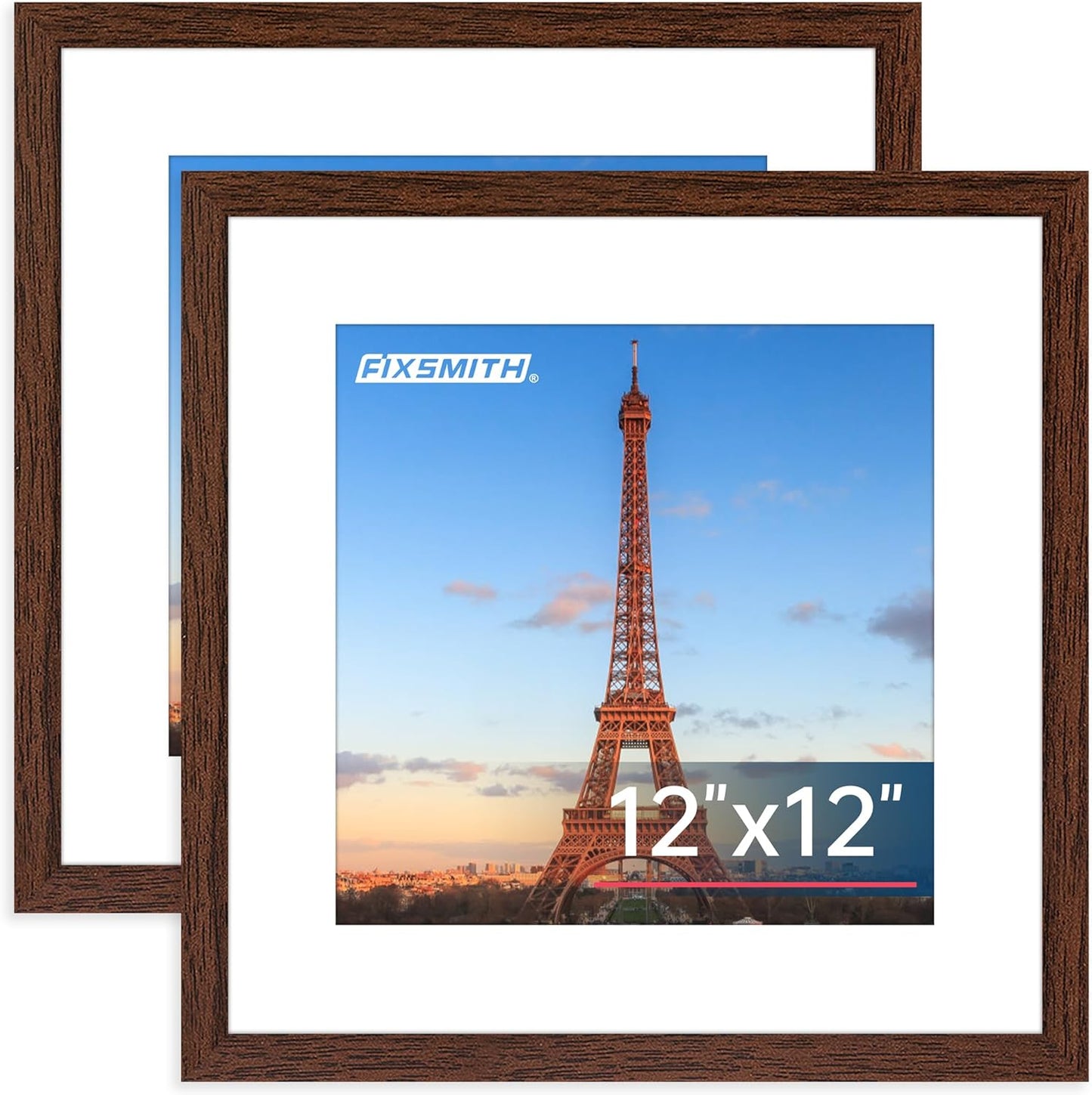 FIXSMITH 10 Pack Picture Frames Collage Wall Decor for Mounting or Tabletop Display, Gallery Wall Frame Set with Two 8x10 Black Frames, Four 5x7 Frames and Four 4x6 Frames, Multi-Pack Photo Frame Set