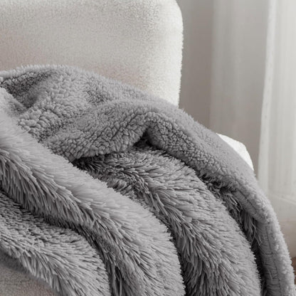 Bedsure GentleSoft Fluffy Fuzzy Faux Fur Throw Blanket for Couch, Soft Sherpa Fleece Cozy Gifts for Women, Plush Bed Blanket Room Decor for Men, Thick Warm Minky Teen Gifts Winter Bedding