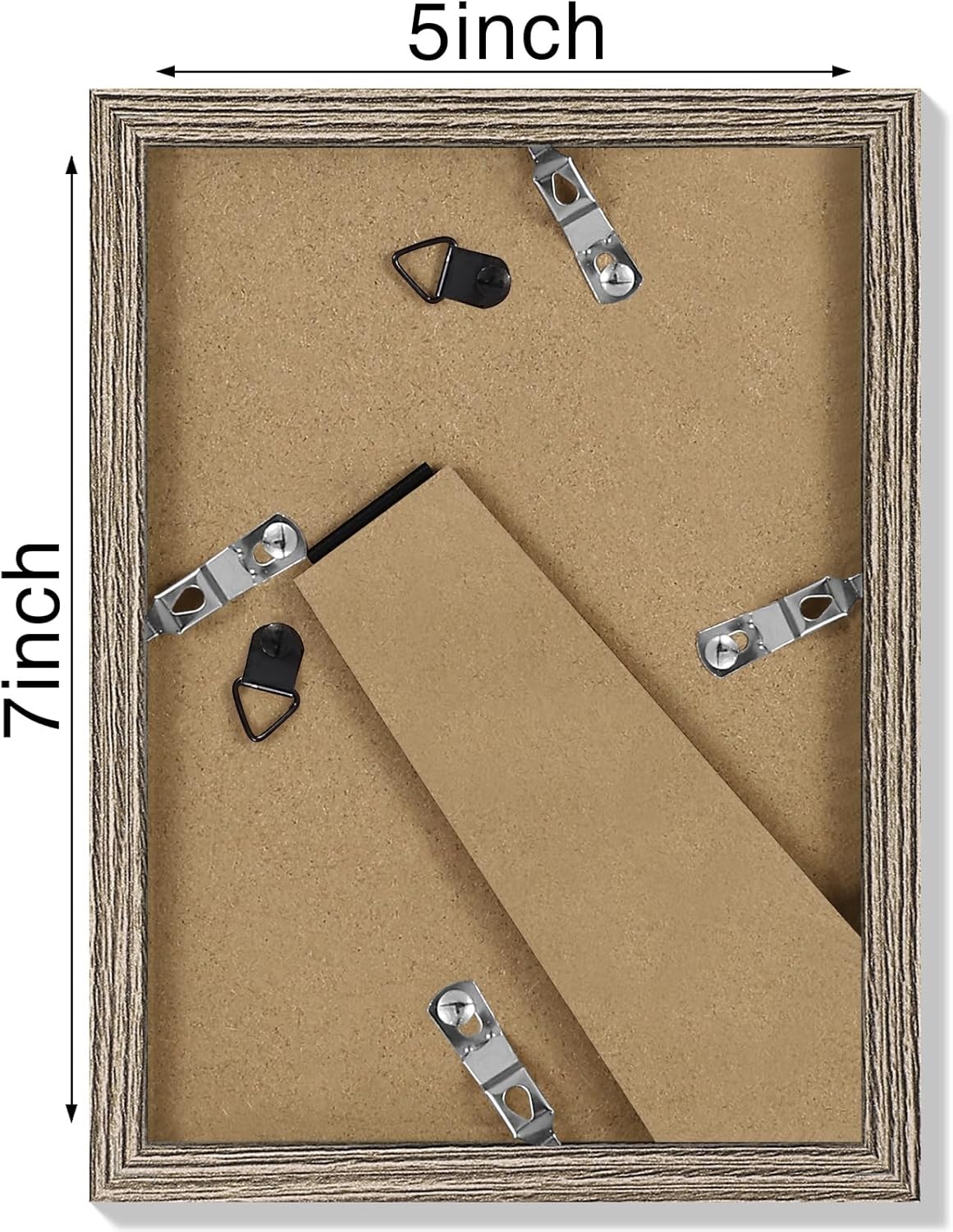Vittanly 11x14 Picture Frame, Display Pictures 8x10 with Mat or 11x14 without Mat, Photo Frame for Wall Mounting, Black, 1 Pack - Colors B