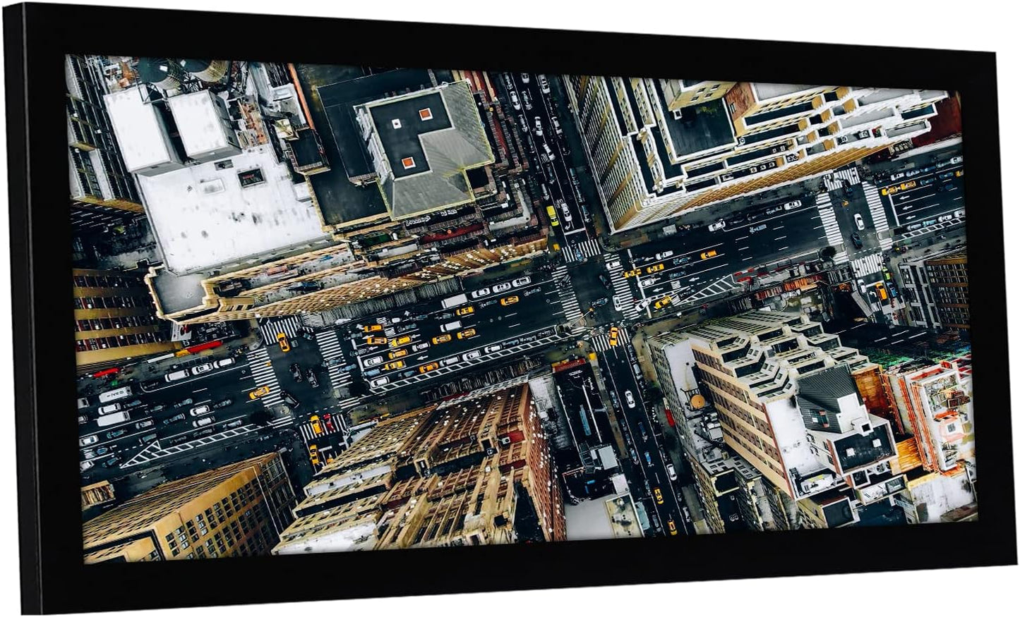 Americanflat 12x18 Poster Frame with Shatter-Resistant Glass - Signature Collection - Gallery-Style Frames Made of Engineered Wood - Photo Frame for Wall Display - Black - Colors C
