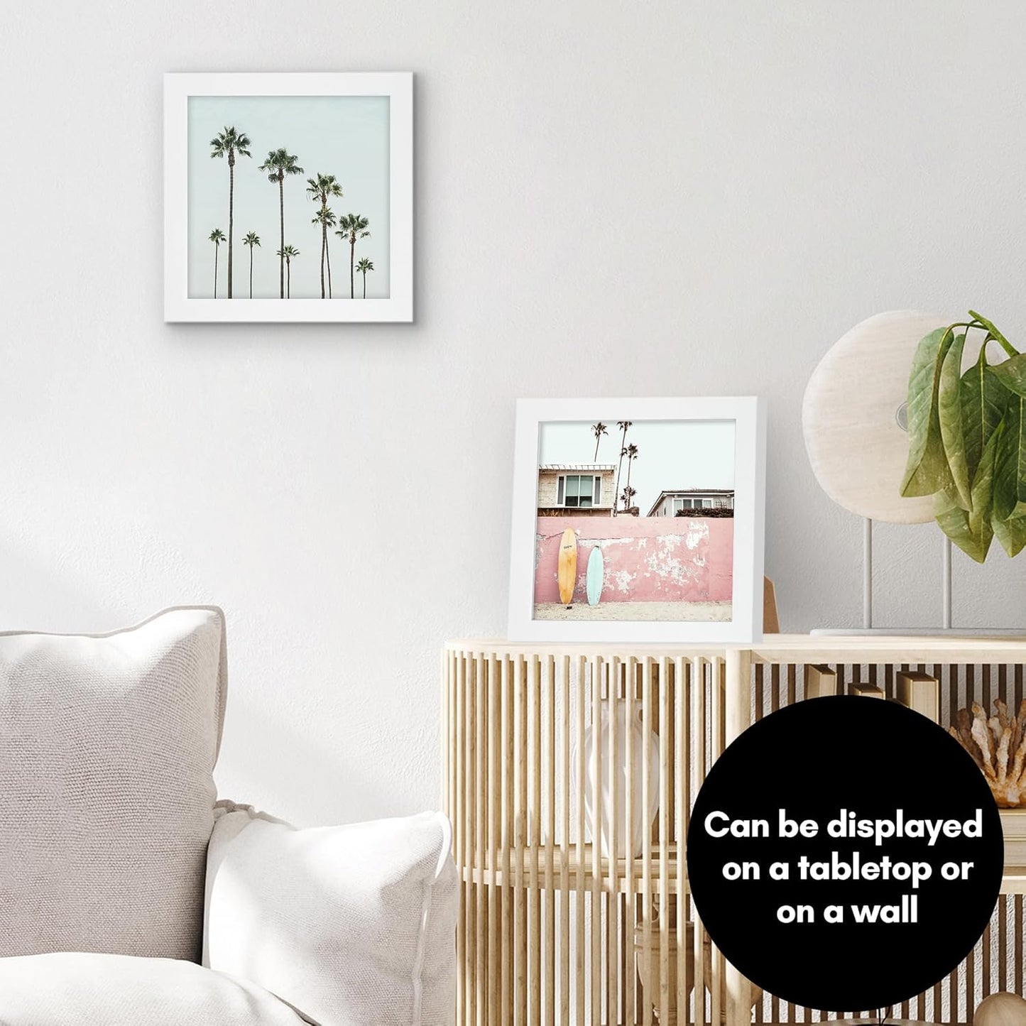 Americanflat 12x18 Poster Frame with Shatter-Resistant Glass - Signature Collection - Gallery-Style Frames Made of Engineered Wood - Photo Frame for Wall Display - Black - Colors C