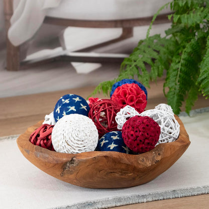 ANDALUCA Decorative Balls Bag Bowl Filler Home Decor (Beige)