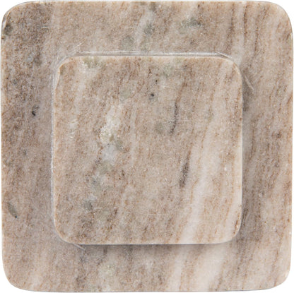 Bloomingville Heavy Duty Marble Bookends, Beige, Set of 2