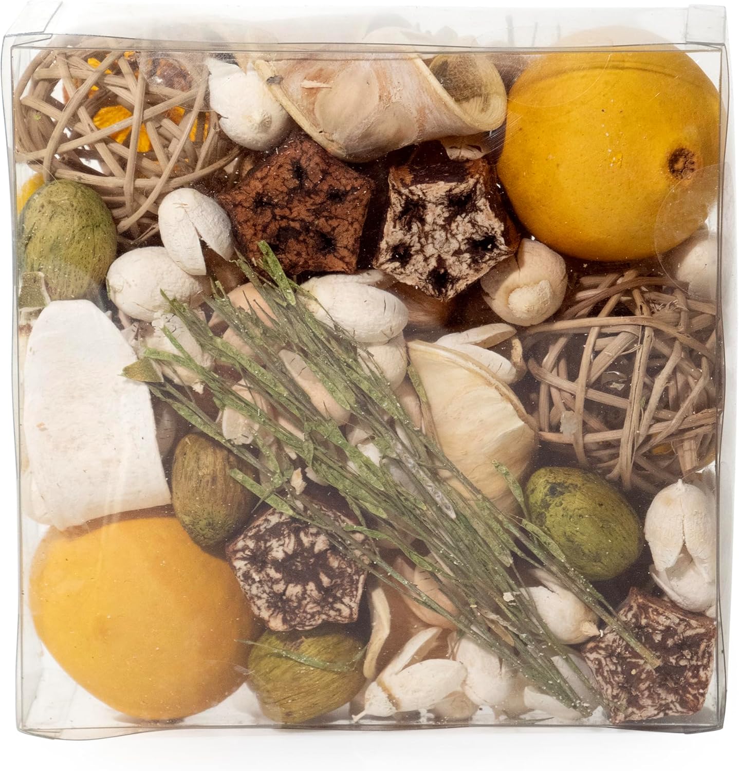 ANDALUCA Maison Box Fragrance Potpourri Decorative Vase & Bowl Filler Home Décor (Coconut Sandalwood)
