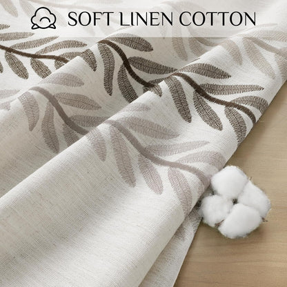 Softalker Outdoor Tablecloth Rectangle, Waterproof Linen Cotton Farmhouse Table Cloths with Tassel, Heavy Weight Wrinkle Free Boho Table Cover for Picnic Camping Dining - 55 x 70 Inch, Coffee Lines
