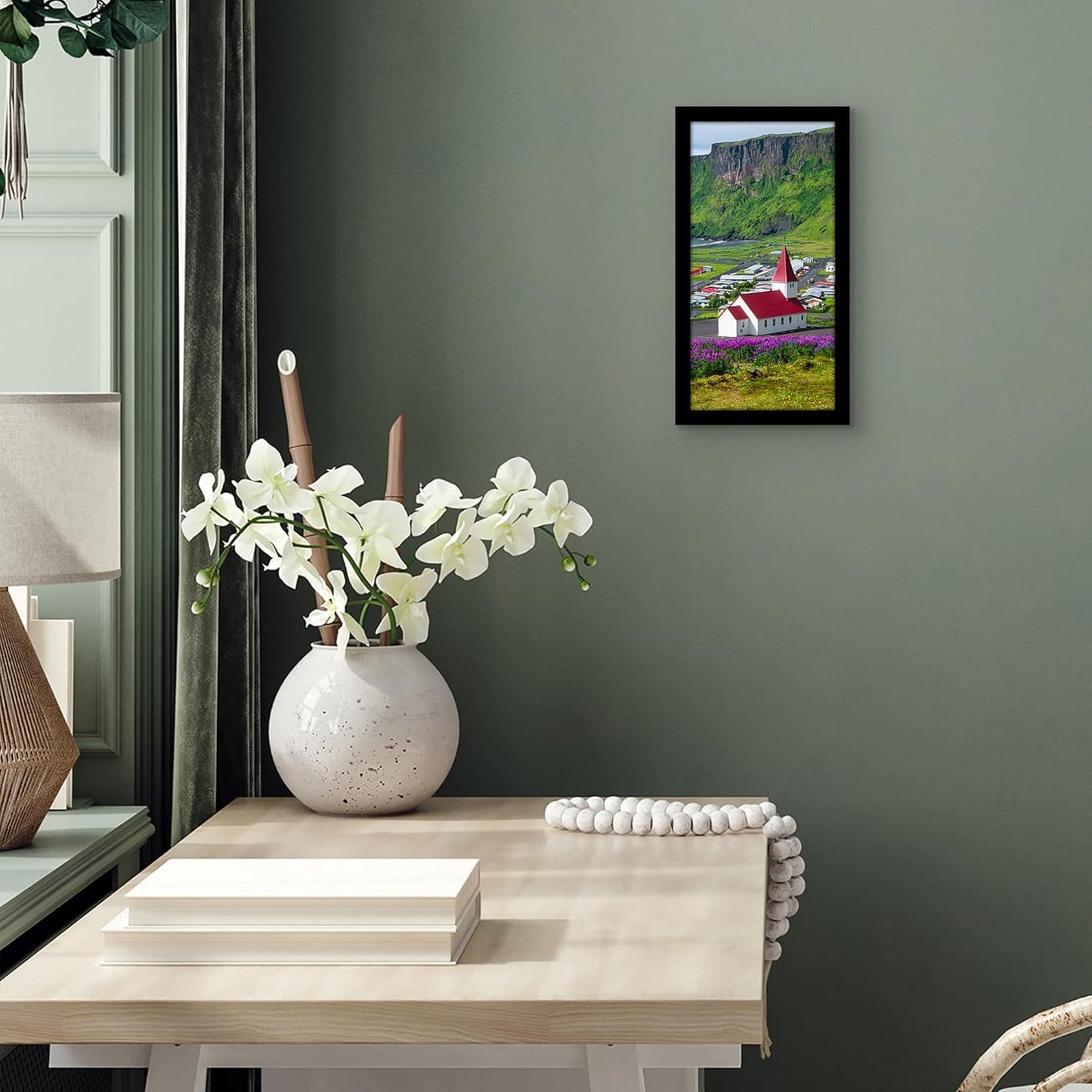 Americanflat 12x18 Poster Frame with Shatter-Resistant Glass - Signature Collection - Gallery-Style Frames Made of Engineered Wood - Photo Frame for Wall Display - Black - Colors C